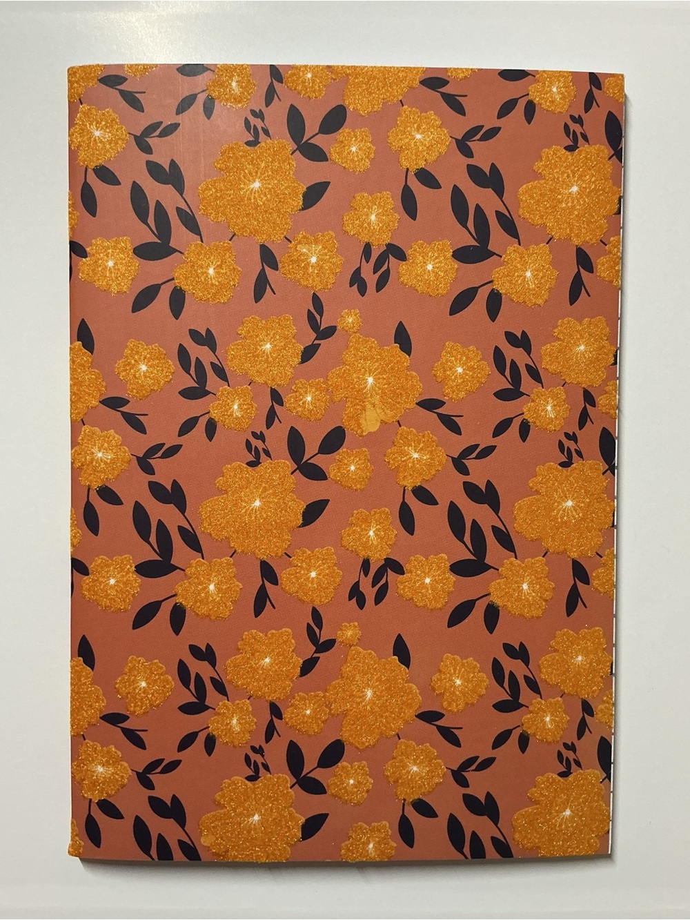 Notebook "Part of the Process" & Orange Floral Notebook w/Gel Pen & Pencil - Picture 4 of 6